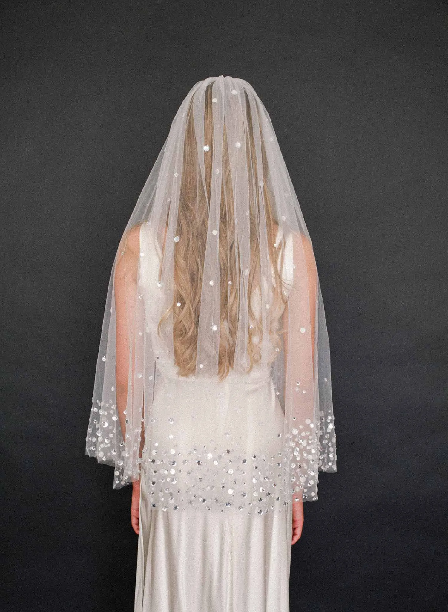 Deco crystal fantasy veil - Style #2001