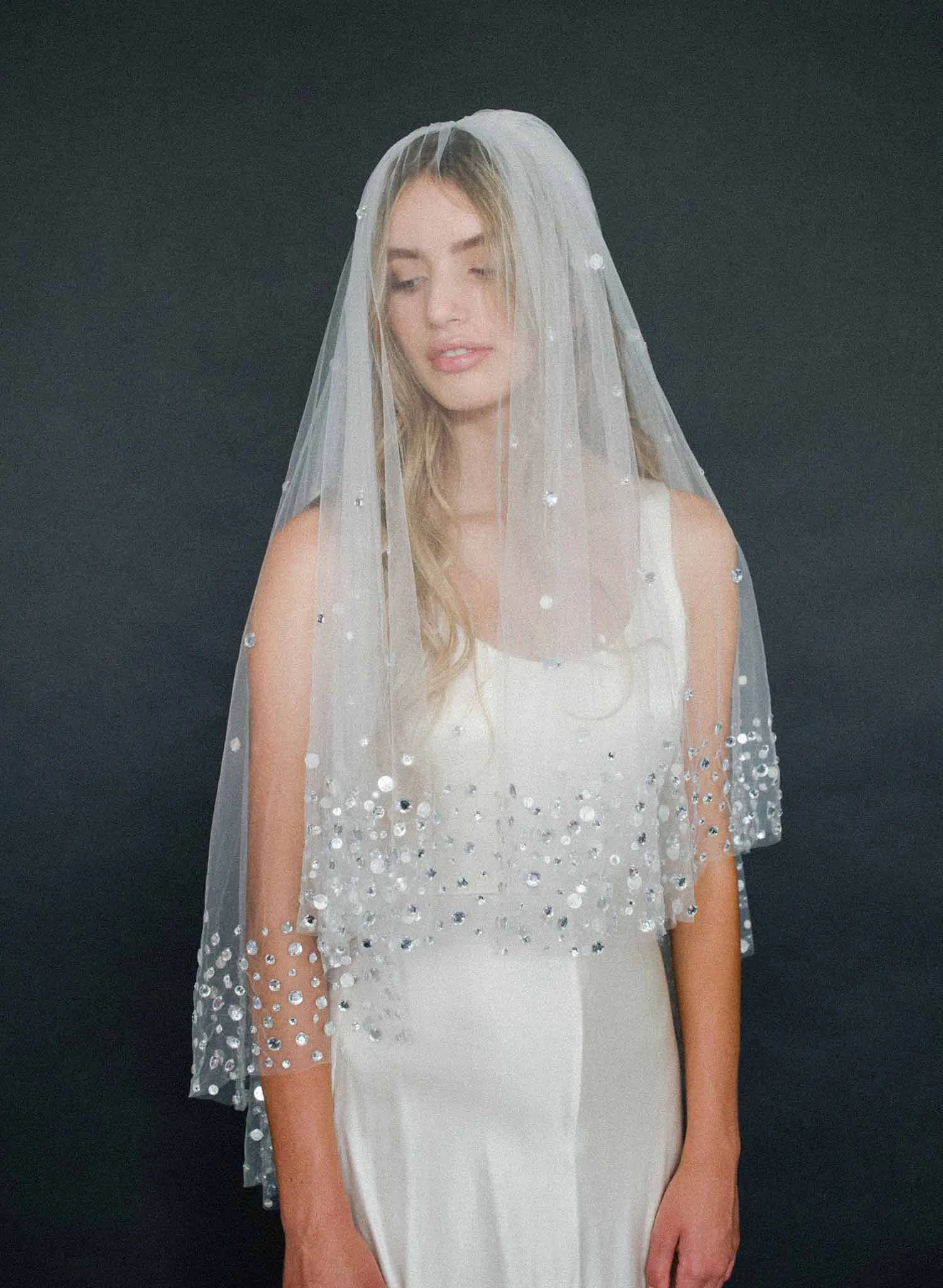 Deco crystal fantasy veil - Style #2001