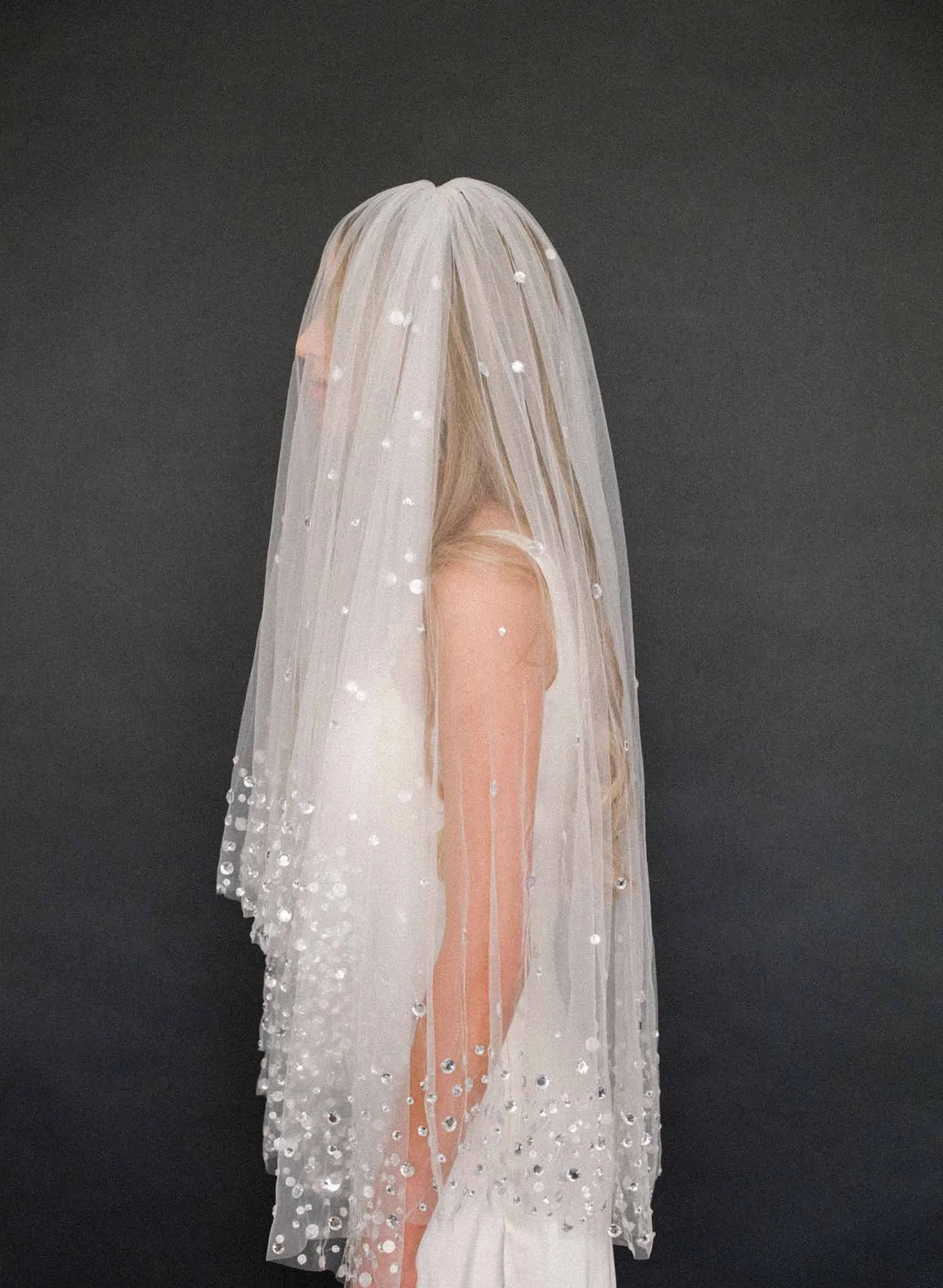 Deco crystal fantasy veil - Style #2001