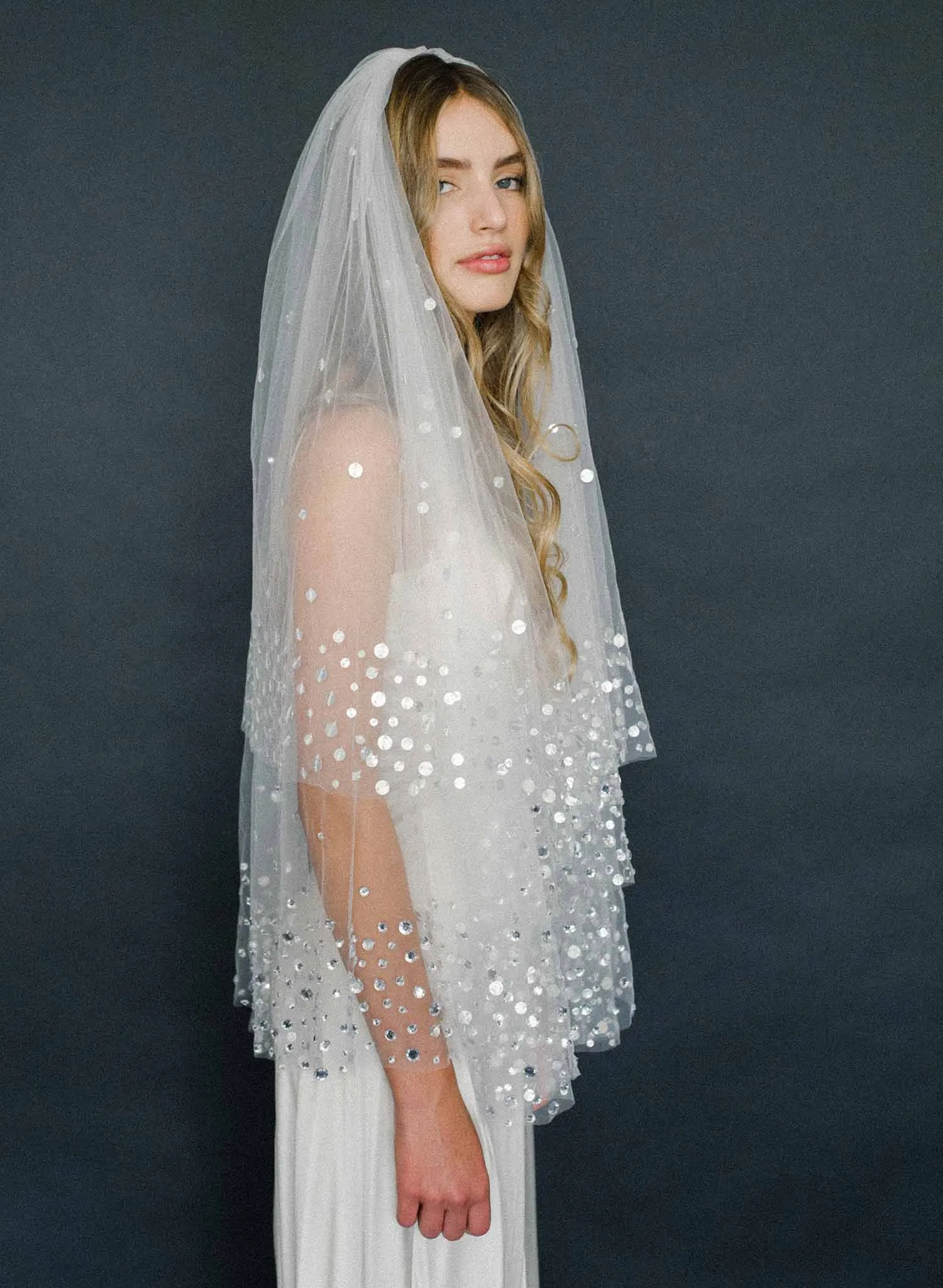 Deco crystal fantasy veil - Style #2001