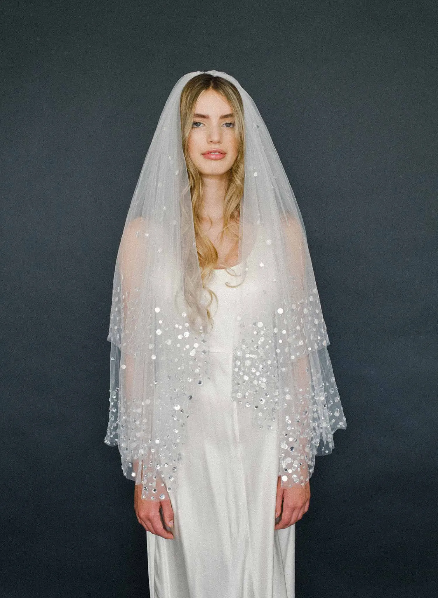 Deco crystal fantasy veil - Style #2001