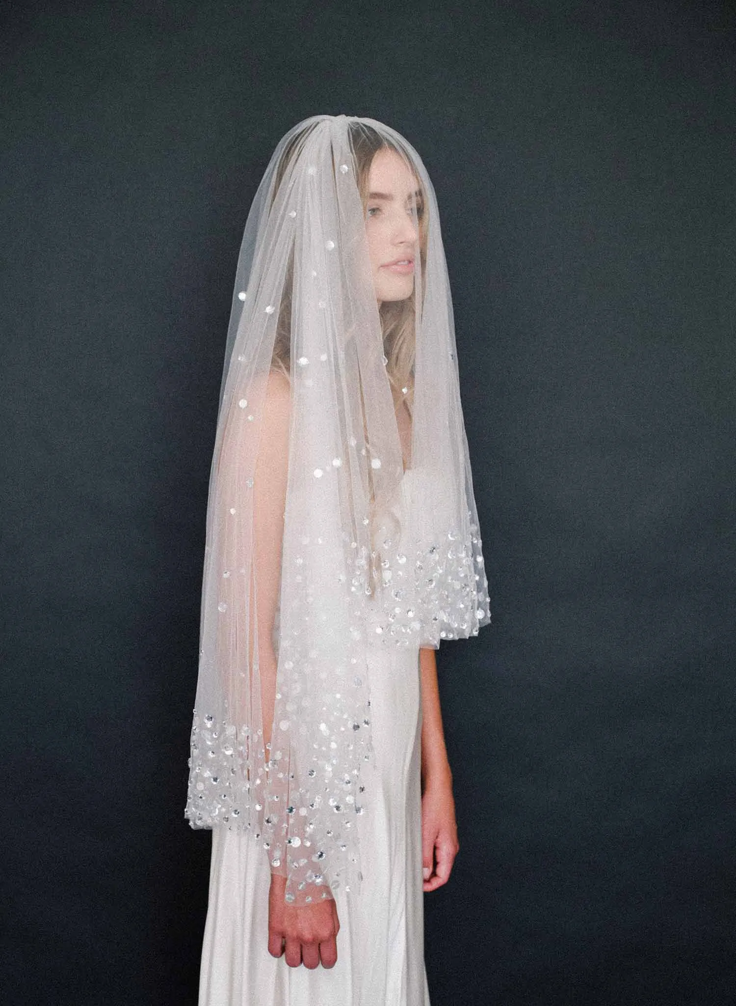 Deco crystal fantasy veil - Style #2001