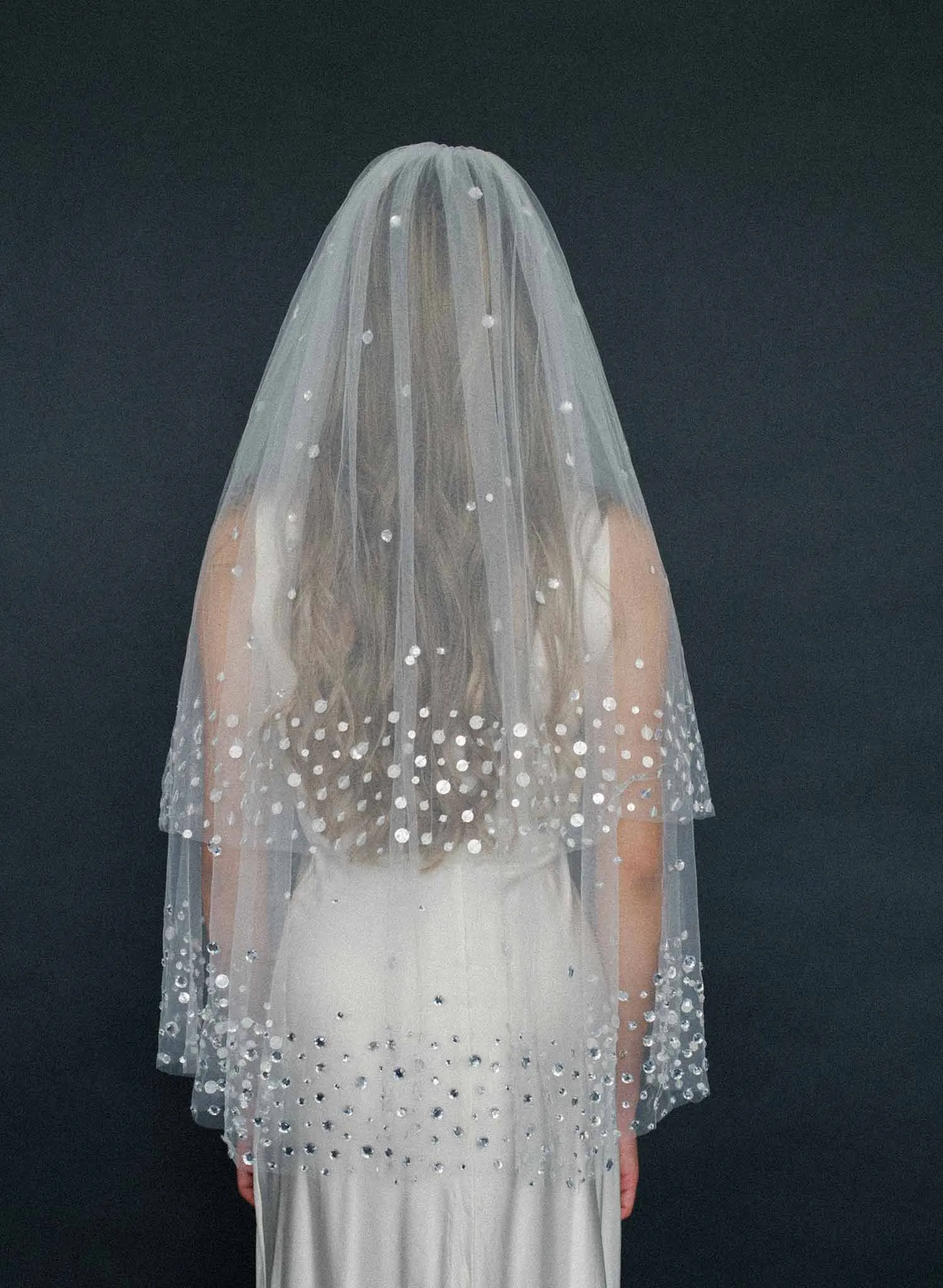 Deco crystal fantasy veil - Style #2001