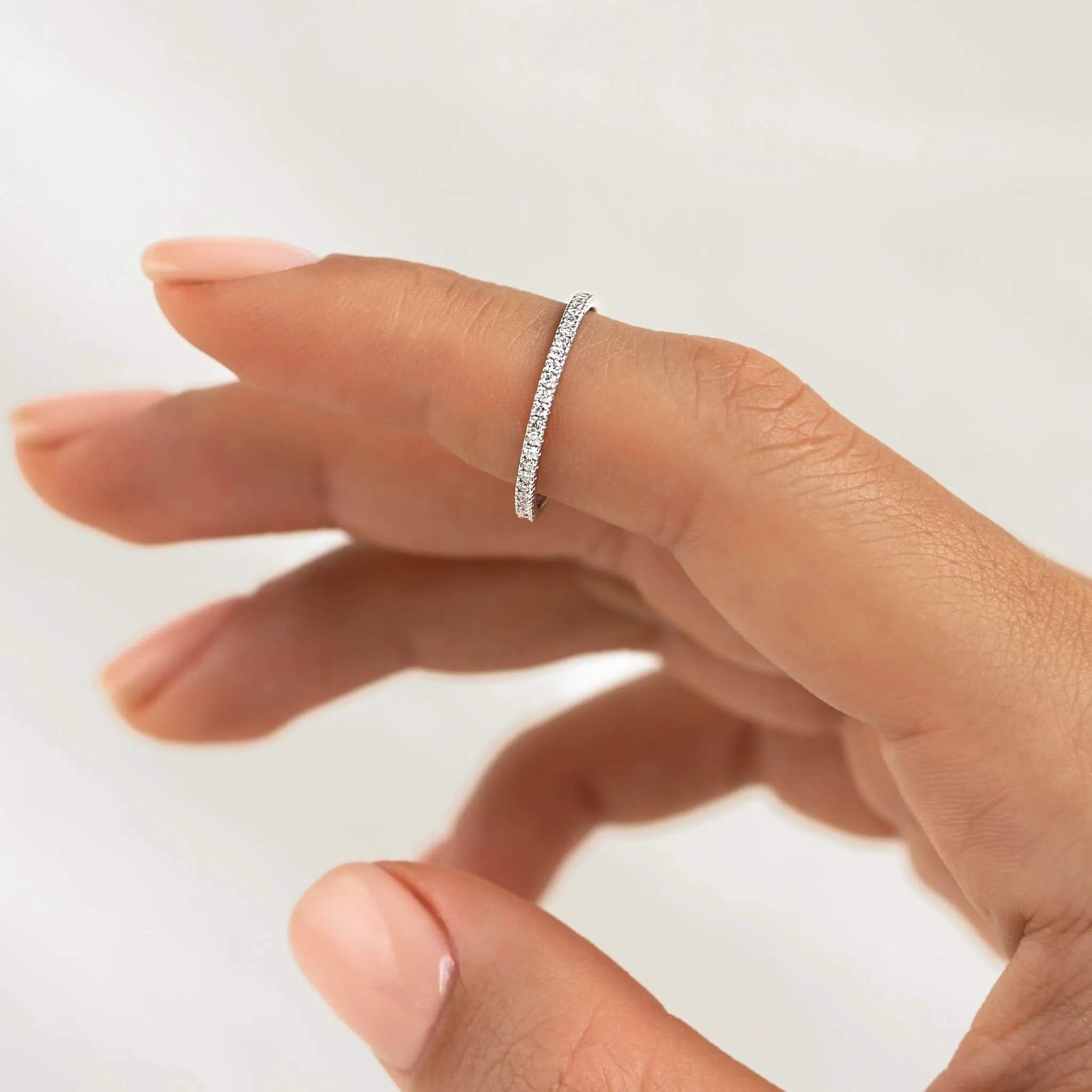 Diamond Eternity Ring White Gold