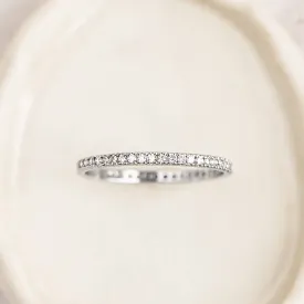 Diamond Eternity Ring White Gold