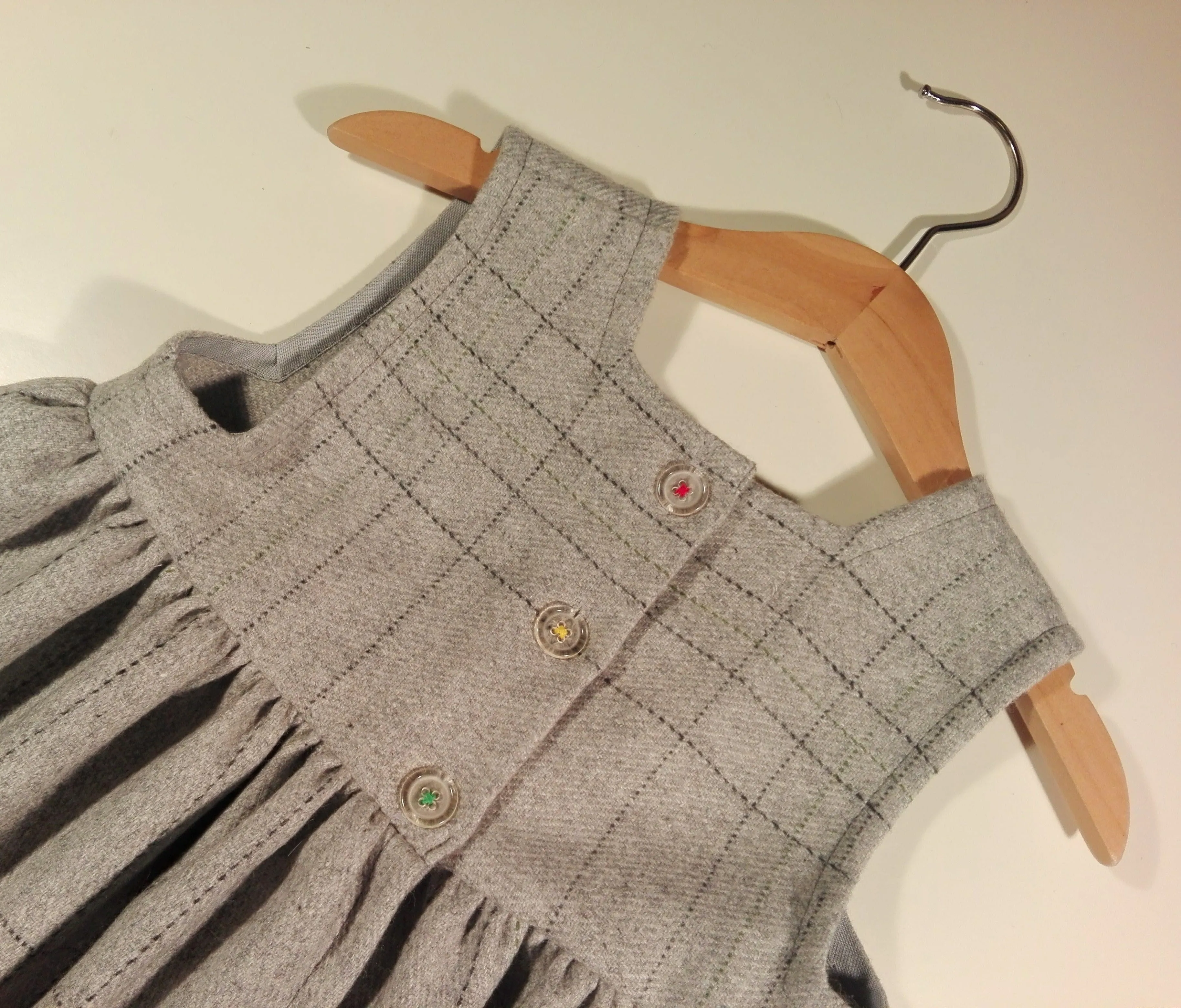 Dress without sleeve in Wool