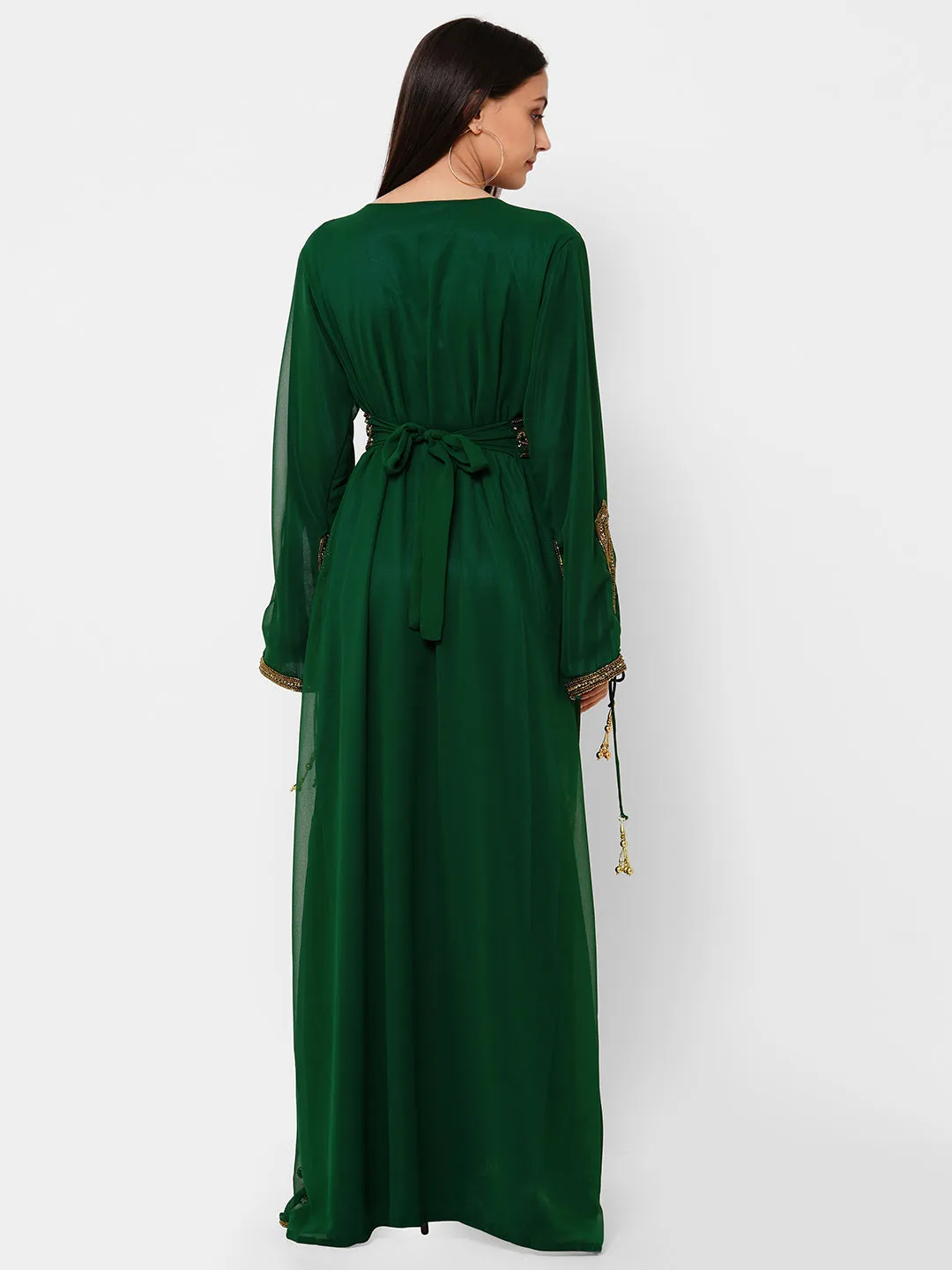 Embroidered Arabian Kaftan Designer Jalabiya