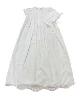 Embroidered Christening Gown and Bonnet