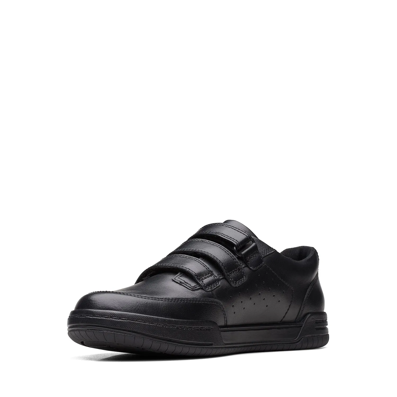 Fawn Bar Youth Black Leather