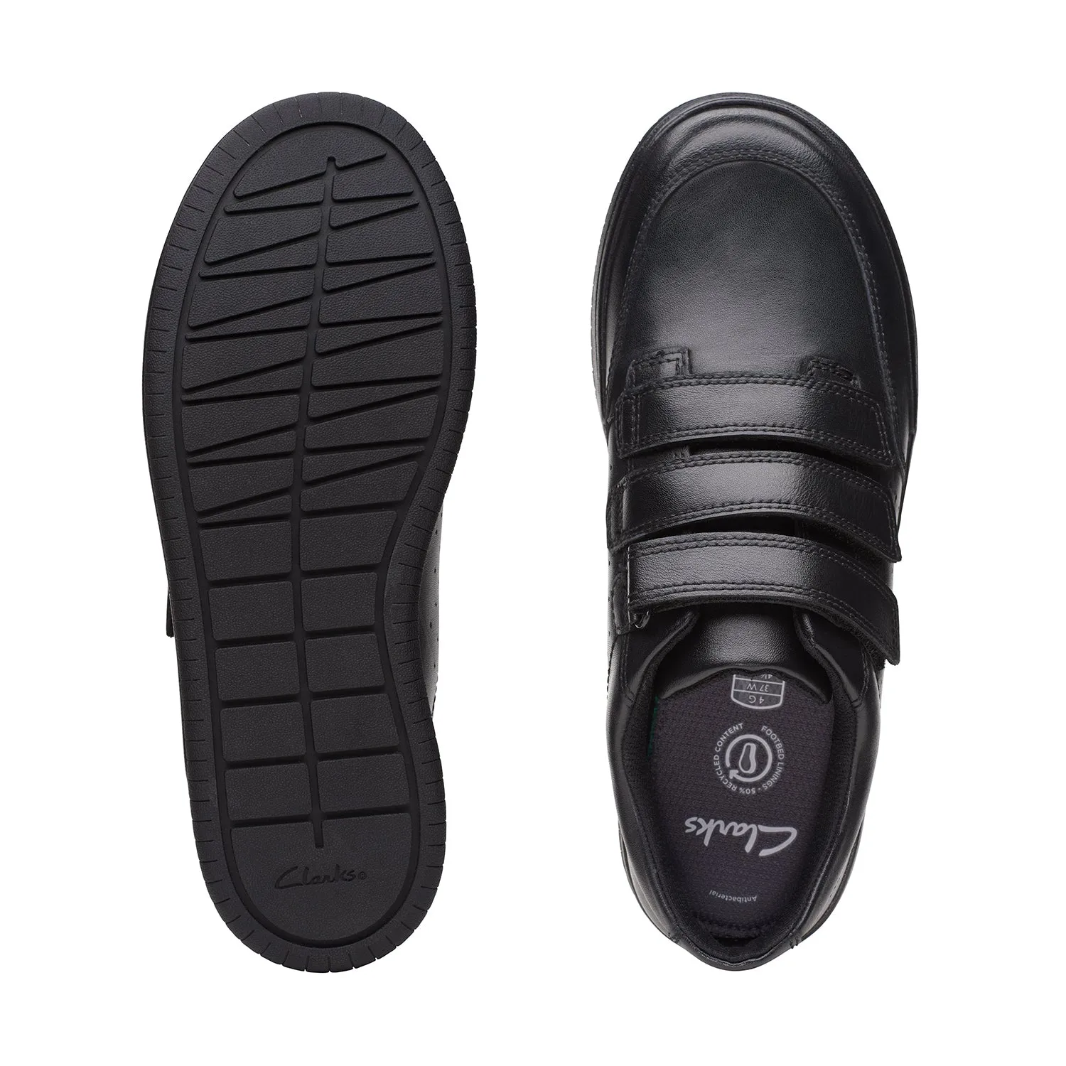 Fawn Bar Youth Black Leather