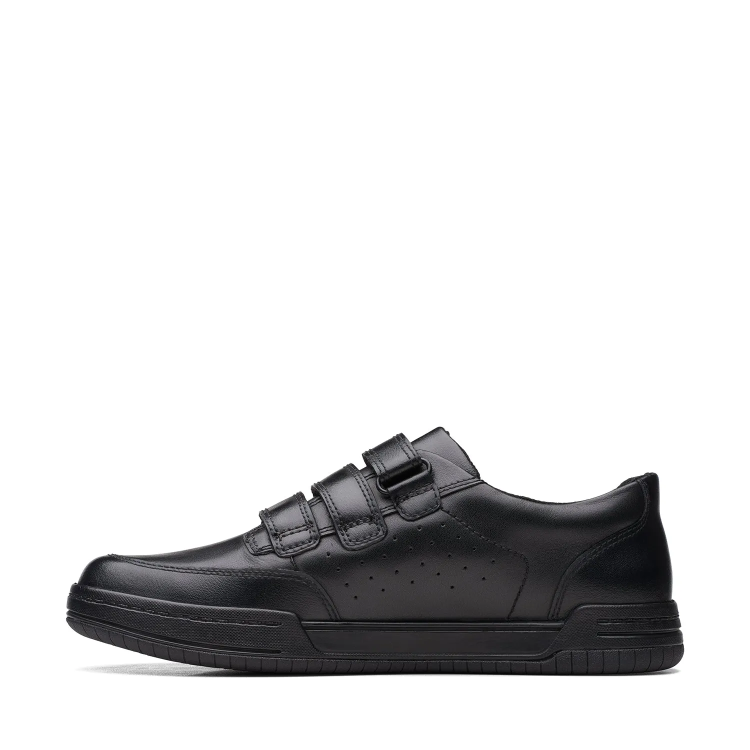 Fawn Bar Youth Black Leather