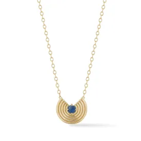 Grand Revival Birthstone Necklace - Sapphire