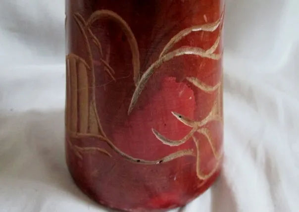 Handmade 10" Wood Carved BIRD DJEMBE Skin DRUM Circle PERCUSSION MUSIC Africa