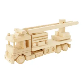 Happy Go Ducky - Wooden Fire Truck (Welles)
