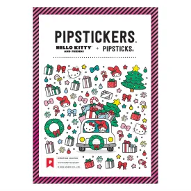 Hello Kitty And Friends x Pipsticks Christmas Vacation Sticker Sheet