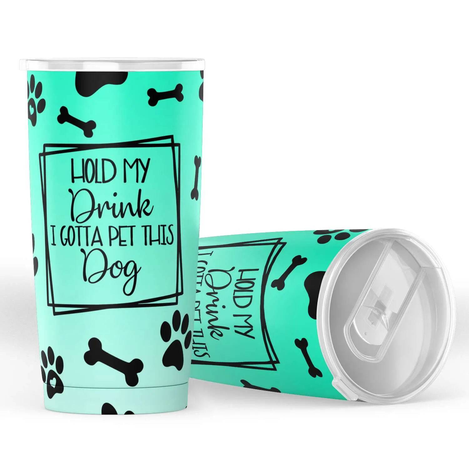 Hold My Drink I Gotta Pet This Dog Tumbler