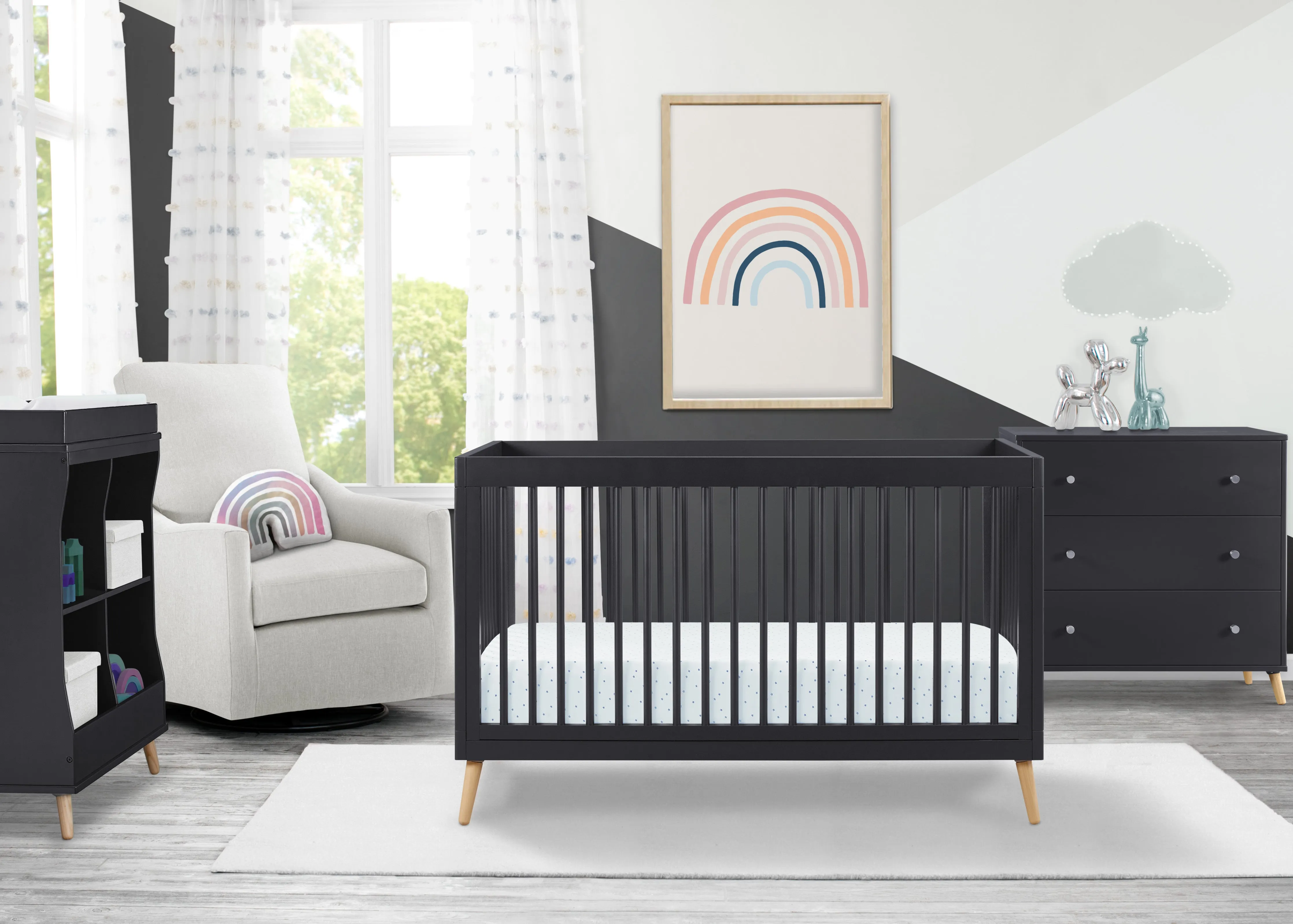 Jordan 4-in-1 Convertible Crib