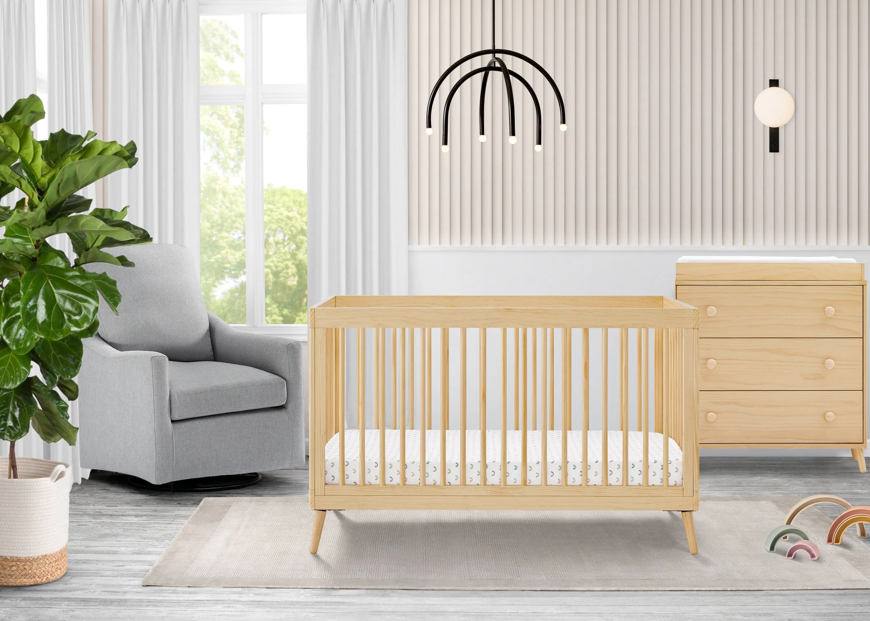 Jordan 4-in-1 Convertible Crib