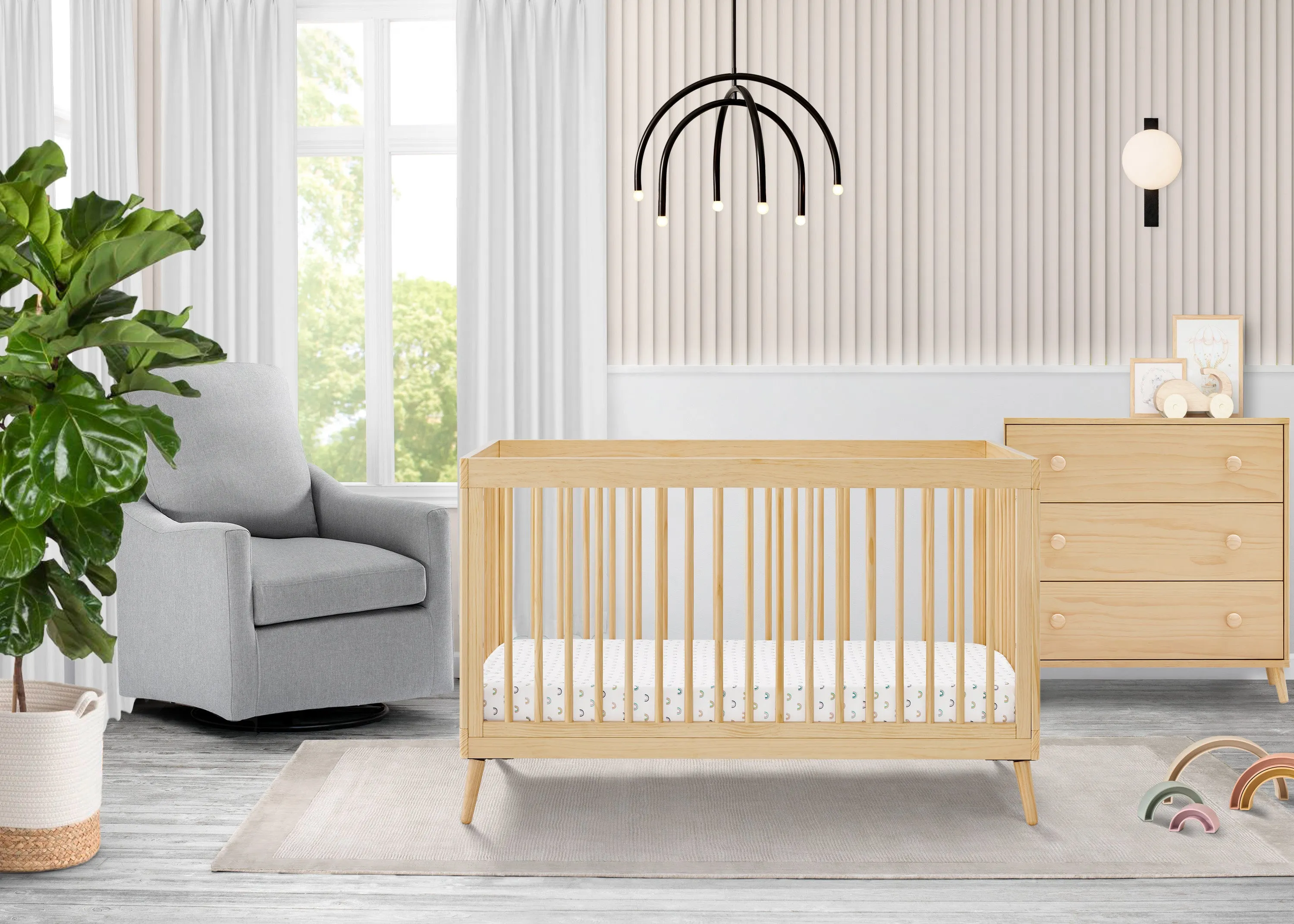 Jordan 4-in-1 Convertible Crib