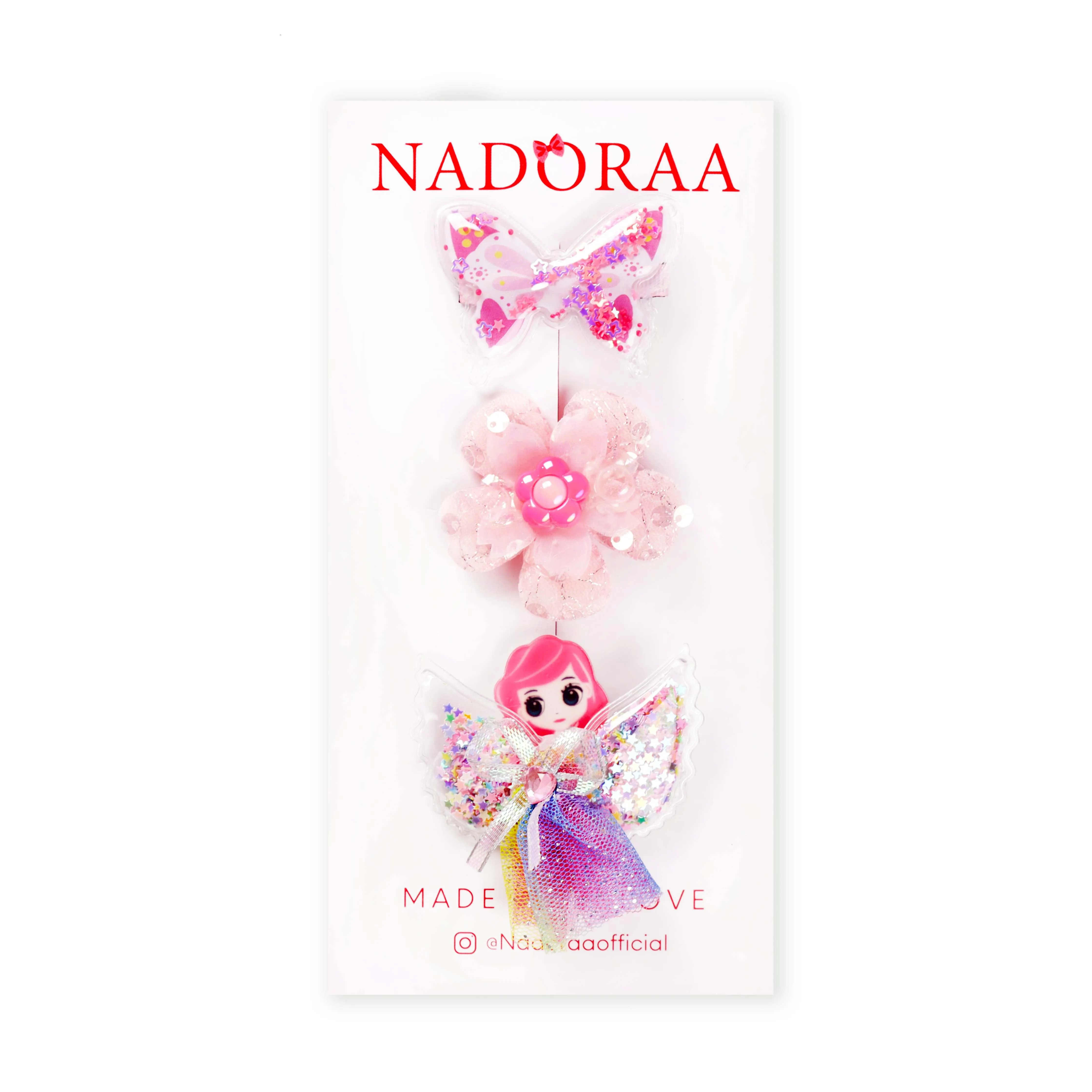 Kicks & Crawl - Fairy Flowers Hairclips - Pack of 3