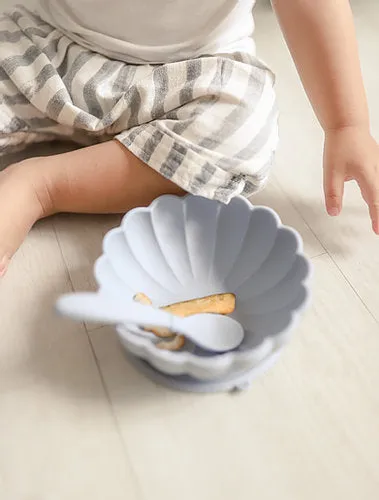 Kiku Silicone Baby & Toddler Feeding Set - Bluebell