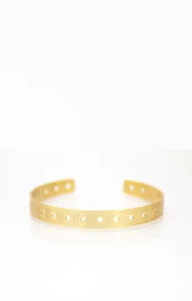 Matte Gold Cuff Bracelet