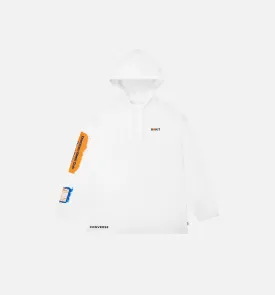 Mens T-Shirt Hoodie - White/Blue/Orange/Black