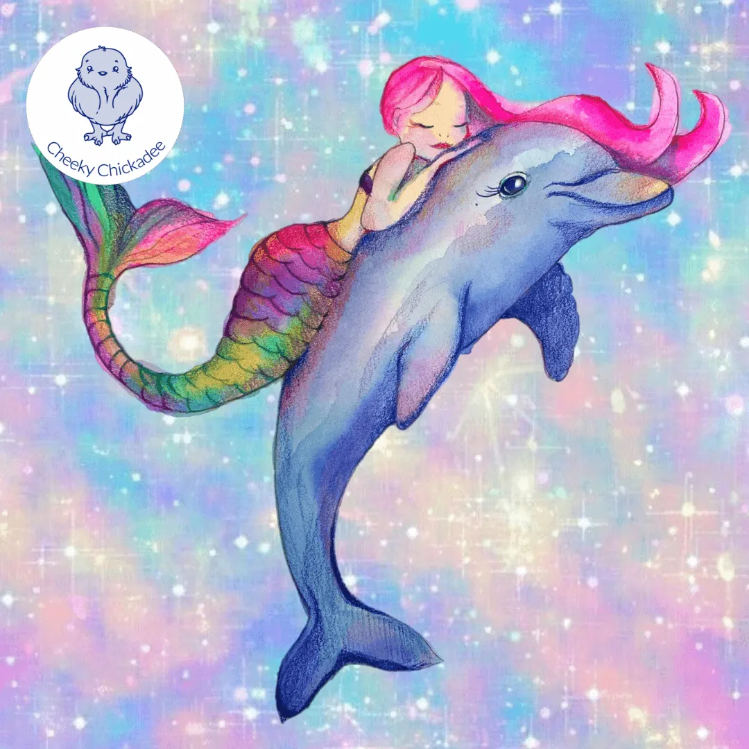 Mermaid and Dolphin Pillowcase Set