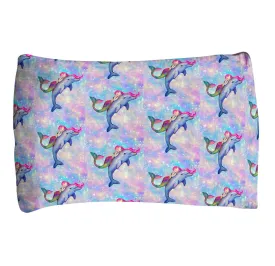Mermaid and Dolphin Pillowcase Set