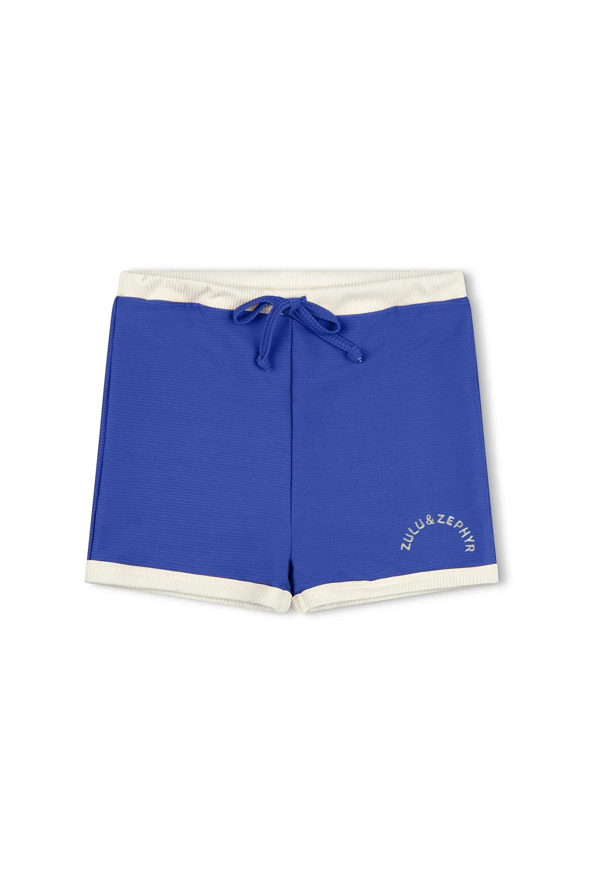 Mini Rib Logo Surf Short - Deep Blue