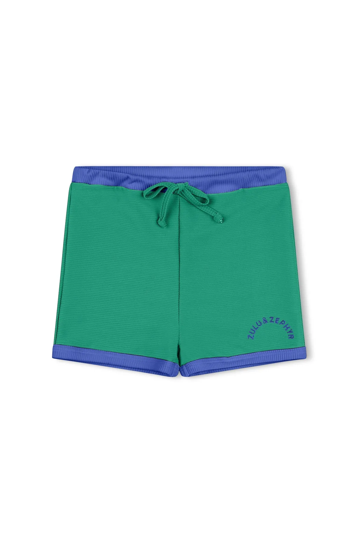 Mini Rib Logo Surf Short - Emerald