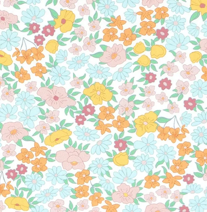 MINNOW~ Hawaiian floral 1 pc crossover swimsuit