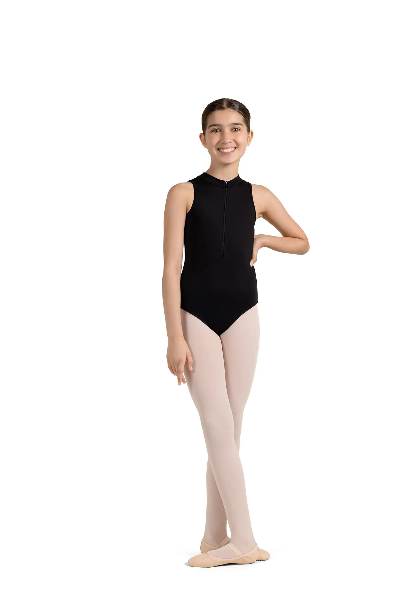 Mirella: Zip Front Tank Leotard - Child/Teen