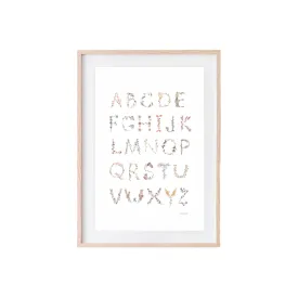 Mushie Poster - Alphabet