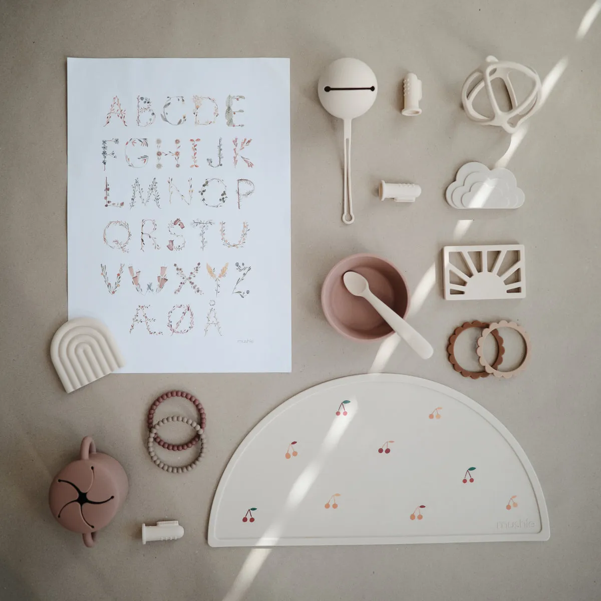 Mushie Poster - Alphabet