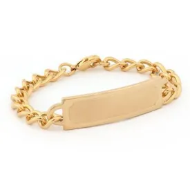 My First ID Bracelet with Dual Finish Plaque