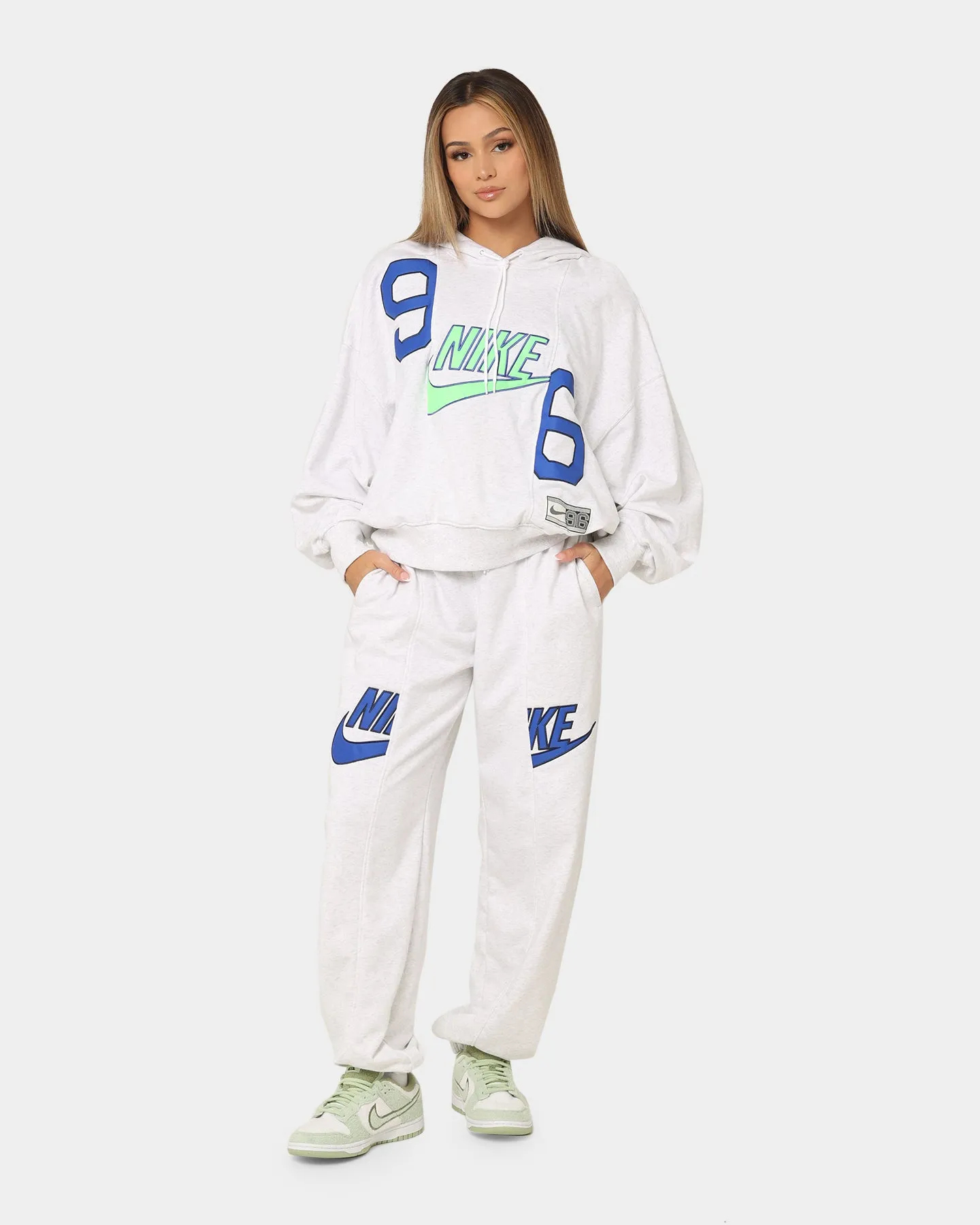 Nike Women's Nike Sportswear Circa 96 Fleece Hoodie Birch Heather