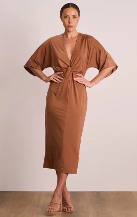 Nirvana Drape Midi Dress