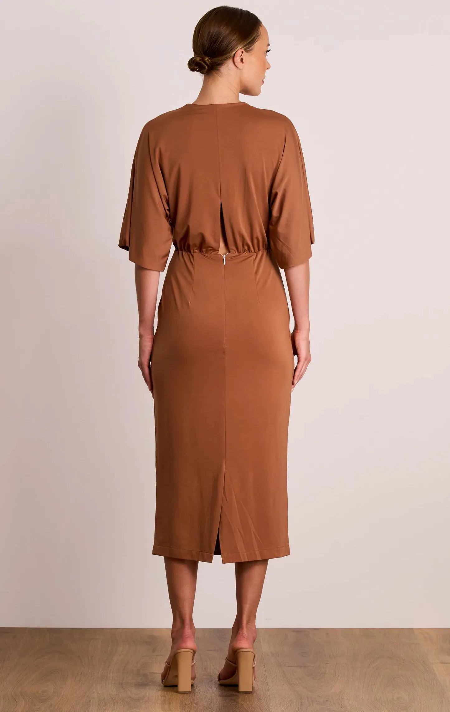 Nirvana Drape Midi Dress