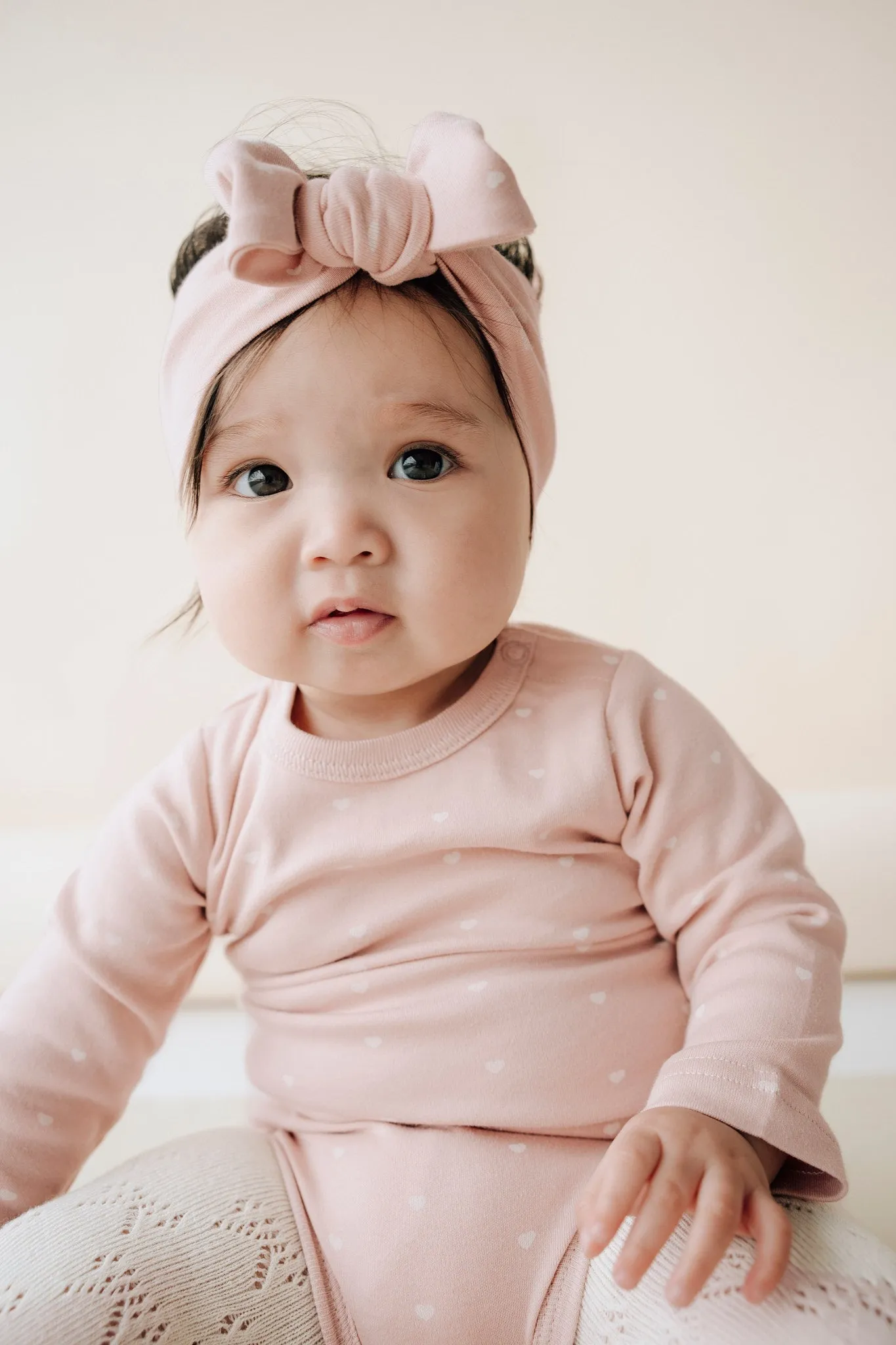 Organic Cotton Headband - Mon Amour Rose