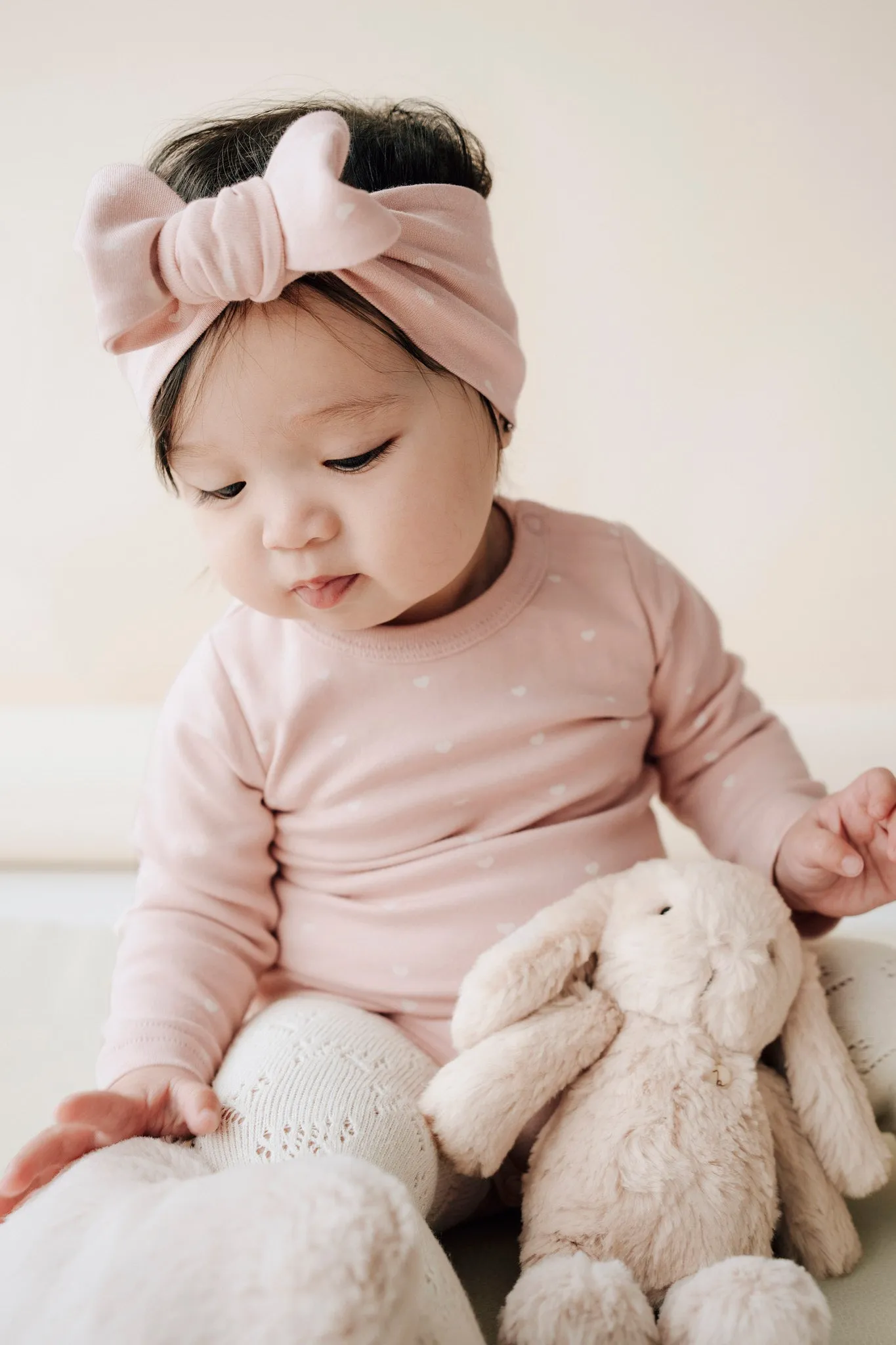 Organic Cotton Headband - Mon Amour Rose