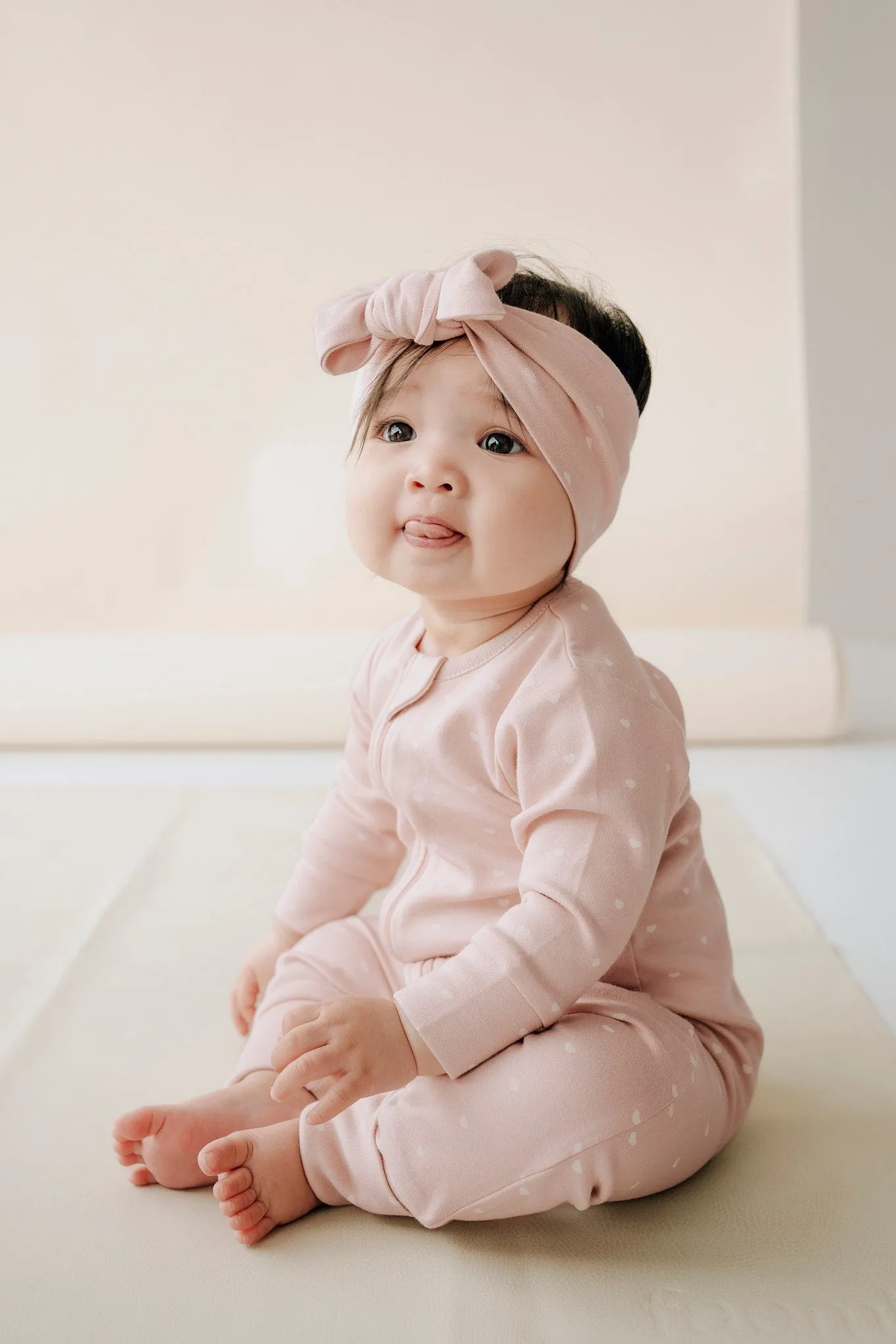 Organic Cotton Headband - Mon Amour Rose