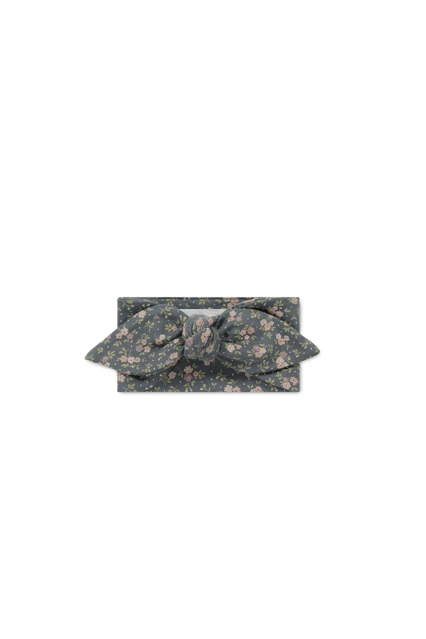 Organic Cotton Headband - Rosalie Floral Lava