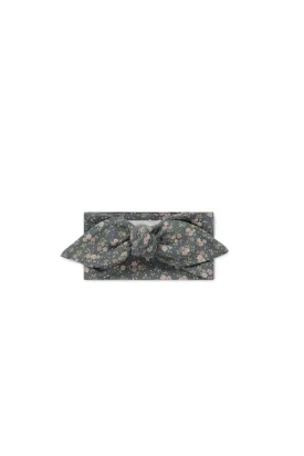 Organic Cotton Headband - Rosalie Floral Lava