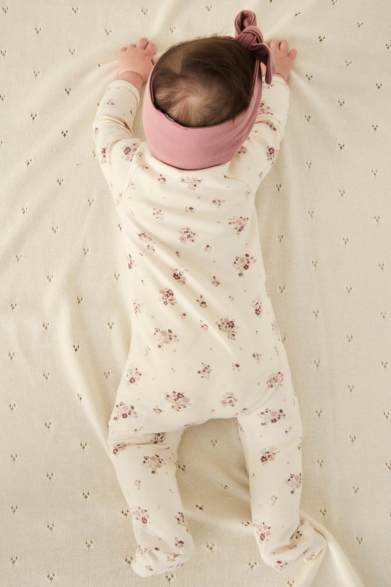 Organic Cotton Melanie Onepiece - Lauren Floral Tofu