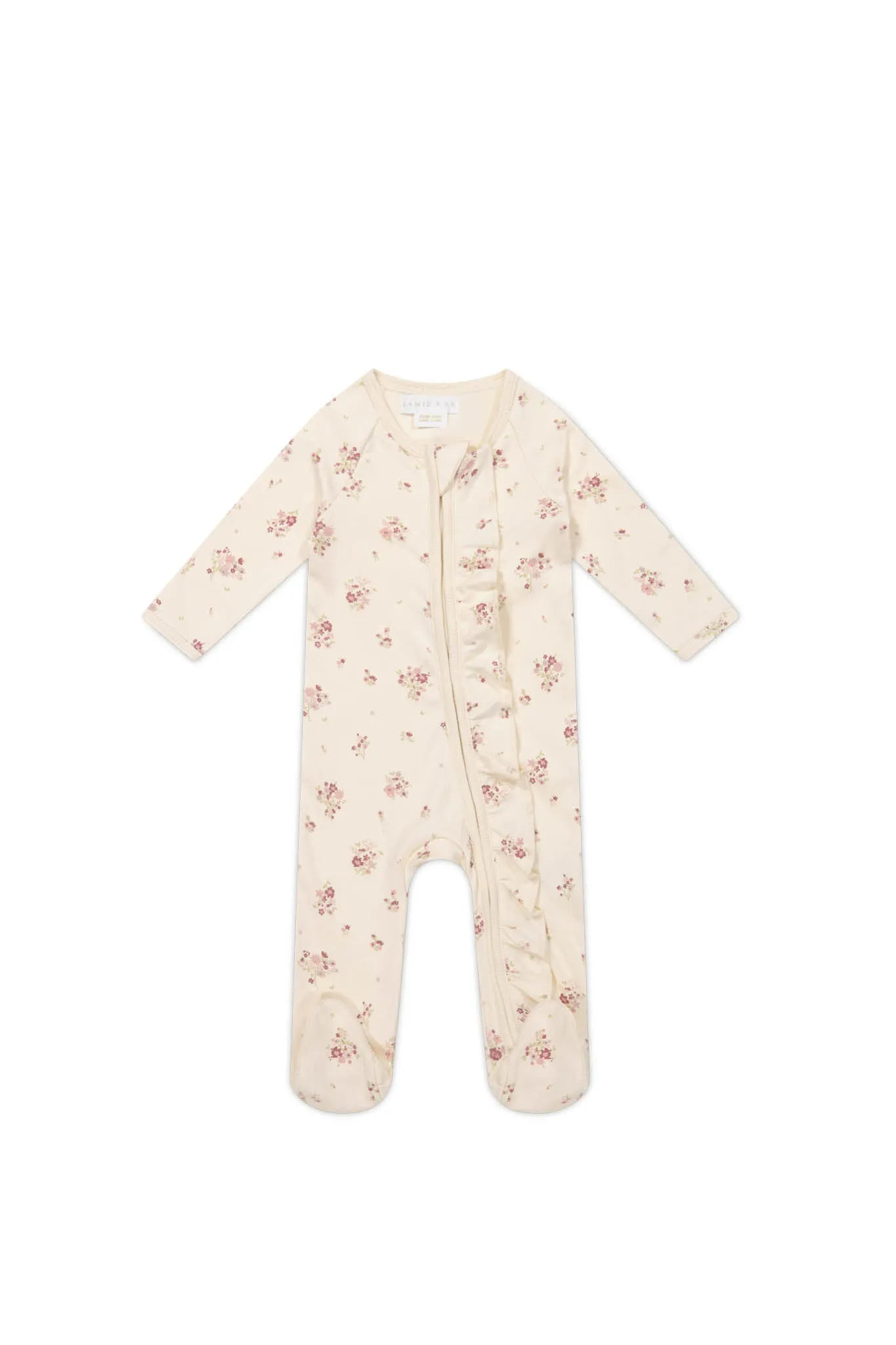 Organic Cotton Melanie Onepiece - Lauren Floral Tofu