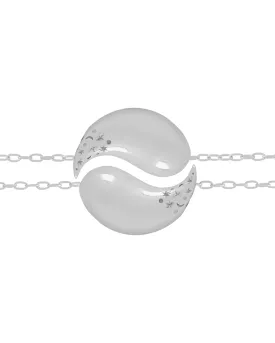 Perfect Match | 2 Inyo Engravable Necklaces - Sterling Silver (Save 12%)