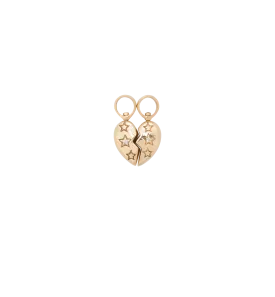 Piece of My Heart Set of 2 Charms 14K