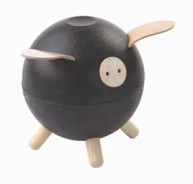Plan Toys Piggy Bank in Black