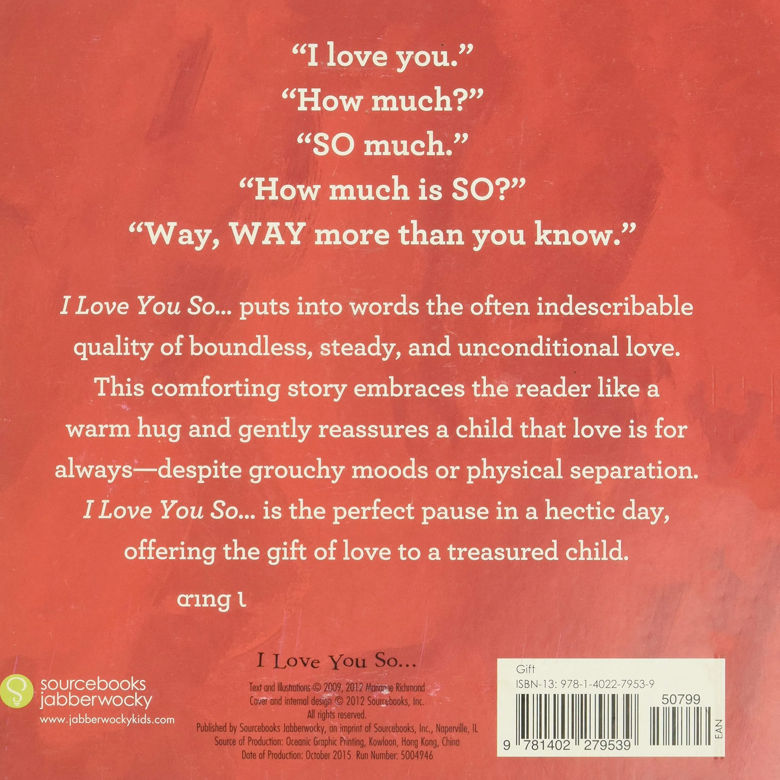 "I Love You So..." Book